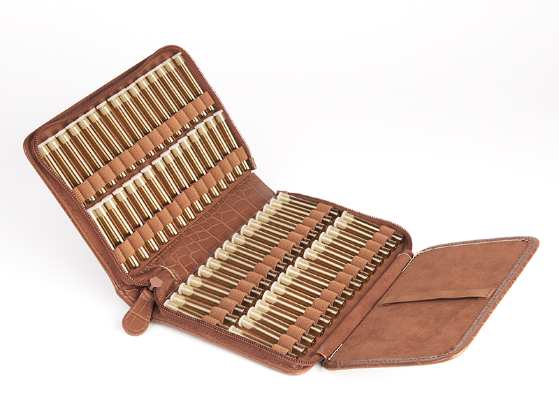 Kunstleder-60er-croco-braun-offen-PZN16007323 Preiswerte Taschenapotheke, Kunstleder crocoimitat, braun mit 60 Gläschen (z.B. für Sanjeevini Kombi